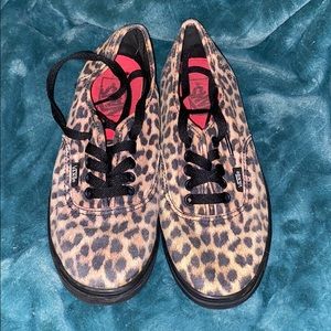 Cheetah print vans